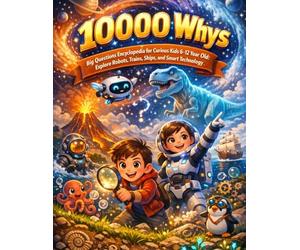 10000 Whys Big Questions Encyclopedia for Curious Kids 6-12 Year Old: Explore Robots, Trains, Ships, and Smart Technology