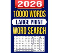 10000 Words Large Print Word Search: 200 Puzzles With full Solutions