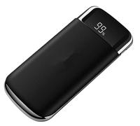 10000mAh Portable Power Bank, Compact Backup Battery Pack with USB-C, Dual USB Ports, LED Indicator, Smart Fast Charging External Charger for Mobile Phones and Tablets