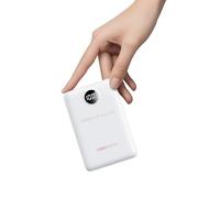 10000mAh Power Bank Fast Charging, Mini USB C Portable Charger with PD QC 3.0, Small Battery Pack, Compact External Battery Bank for iPhone, Samsung (White)