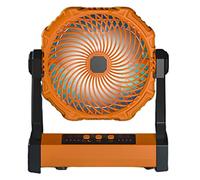 10000mAh Rechargeable 3 Gears Hanging Fan With LED Light Lamp For Camping Outdoor Tent Survival With Timer