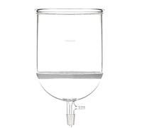 10000ml 34/35 Glass Funnel 10L w/Filtration Suction Core Coarse Filter Vacuum Adapter(80-120um)