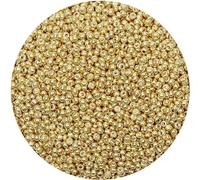 10000Pcs Gold Glass Seed Beads Bulk for Jewellery Making, 2mm Small Pony Beads for Bracelet Necklace Earring Making and Crafting