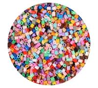 10000Pcs Loose Mini Fuse Beads 2.6mm Bulk Refill Kit Stress Relief Pixel Art 3D Craft Melting Beads for DIY Decor Crafts Creative Handmade Projects (Mixed Color)
