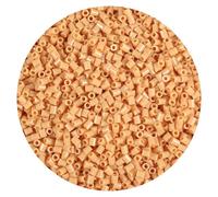 10000Pcs Loose Mini Fuse Beads 2.6mm Bulk Refill Kit Stress Relief Pixel Art 3D Craft Melting Beads for DIY Decor Crafts Creative Handmade Projects (G09 Beige)