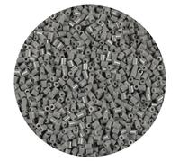 10000Pcs Loose Mini Fuse Beads 2.6mm Bulk Refill Kit Stress Relief Pixel Art 3D Craft Melting Beads for DIY Decor Crafts Creative Handmade Projects (Grey 2)