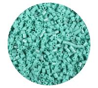 10000Pcs Loose Mini Fuse Beads 2.6mm Bulk Refill Kit Stress Relief Pixel Art 3D Craft Melting Beads for DIY Decor Crafts Creative Handmade Projects (Cyan)