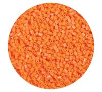 10000Pcs Loose Mini Fuse Beads 2.6mm Bulk Refill Kit Stress Relief Pixel Art 3D Craft Melting Beads for DIY Decor Crafts Creative Handmade Projects (A07 Orange 1)