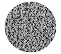 10000Pcs Loose Mini Fuse Beads 2.6mm Bulk Refill Kit Stress Relief Pixel Art 3D Craft Melting Beads for DIY Decor Crafts Creative Handmade Projects (Grey 1)