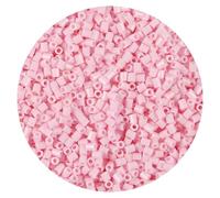 10000Pcs Loose Mini Fuse Beads 2.6mm Bulk Refill Kit Stress Relief Pixel Art 3D Craft Melting Beads for DIY Decor Crafts Creative Handmade Projects (Light Pink)