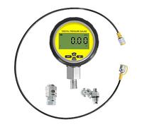 10000PSI Digital Hydraulic Pressure Test Coupling Pressure Gauge Manometer Tester 1/4 Inch NPT Connector 700BAR/ 70Mpa for USA Brand Excavator
