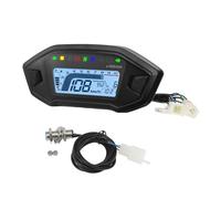10000RPM Moto Dashboard Display Speedometer Adjustable Parameters Fuel Six Grid With Digital Sensor(7 colors)