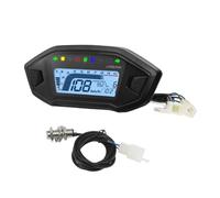 10000RPM Moto Dashboard Display Tachometer Adjustable Parameters Fuel Quantity Six Grid With Digital Sensor Dashboard Tachometer Gauge