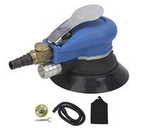 10000RPM Pneumatic Polisher, Powerful Air Sander Tool with Dust Collection, High Speed Car Grinder for Wood Metal Polishing, Includes Dust Suction Tube and Polishing Disc