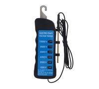 10000V Heavy Duty Electric Fence Tester Electric Detectors With 6 Indicates Light Strong For Farm Use Agricultural Fence Testing Device