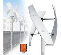 10000W/12000W Wind Turbine Generator, 3-Blade Vertical Magnetic Levitation, 12V/24V/48V/220V with Controller for Home, RV, Marine Use - Efficient Renewable Energy Solution