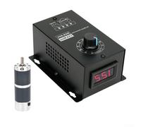 10000W DC Motor Controller for pwm Regulator 6-90V High Power Voltage Stabiliser for Electric Scooter E-Bike Drill Fan Reversing Switch Black