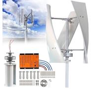 10000W Wind nerator 3-Blade Spiral Wind Power Kit 12000W Solar Hybrid Controller Off-Grid Energy Solut for Home Use USA Catible 24V System