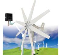 10000W Wind nerator Kit12V/24V/48V 8Blade Wind System with Char Controller for Home Marine OffGrid So& Wind Hybrid Energy Soluts