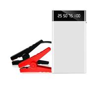 1000A Car Emergency Power Supply 6500mAh Portable Emergency Starter Auto Car Battery Booster 12V Mini Starting Device Easy To Use(White)