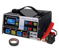 1000A Heavy-Duty Car Battery Charger, 12V/24V Smart Pulse Repair & Trickle Charge Maintainer, Universal Vehicle Motorcycle Lorry Battery with LCD Display