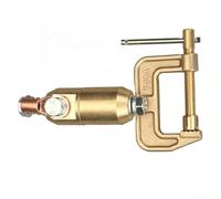 1000A Welding Mass Adapter Rotatable + 500A Earth Clamp Solid Brass Ground Clamp 1000A Oxidation Resistant 360° Rotating Welding Adapter for MIG for tig for Plasma 1000A Adapter Plus 500A C-Clamp