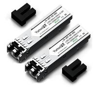 1000BASE SX SFP to LC Transceiver - 1.25G SFP LC MMF 850nm 550m, Hot-Swappable Multimode Fiber Module