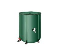 1000D PVC Collapsible Rain Barrel With Spigot And Filter Screen, Weatherproof Foldable Water Tank, Rainwater Collector For Garden Lawn, Floor Cleaning, Gutter Downspout(132 gallon/500 L)