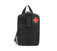 1000D Tactical Medical Molle Pouch Tactical, Big Capacity Nylon First Aid Pouchs, Heavy Duty Military Grade Rip-Away Ifak Pouch for Camping Hiking Travel Home and Outdoor Activities