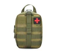 1000D Tactical Medical Molle Pouch Tactical, Big Capacity Nylon First Aid Pouchs, Heavy Duty Military Grade Rip-Away Ifak Pouch for Camping Hiking Travel Home and Outdoor Activities