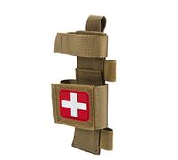 1000D Tactical Tourniquet Holder Molle Trauma Medcial Shears Holster TQ Pouch Tourniquets Pouches (TAN)