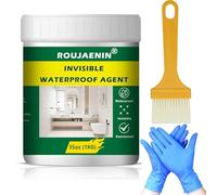 1000g Clear Waterproof Sealant, Transparent Super Strong Anti-Leaking Polyurethane Waterproof Coating Agent For Roof, Bathroom, Patio, Gutter Sealer Outdoor, Indoor