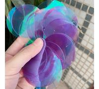 1000grams 20/30/40/50/77mm Round Transparent PVC Sequin Paillettes Sew Wedding Accessory DIY Pendant