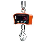 1000kg/2200lb Digital Hanging Scale Crane Scale with Large LCD Display 1500mAh Rechargeable Industrial Heavy Duty Hook Scales