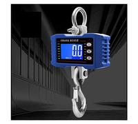 1000kg/ 2204lbs Digital Hanging Scale Portable Heavy Duty Crane Scale LCD Backlight Industrial Hook Scales Unit Change(1000KG Blue)