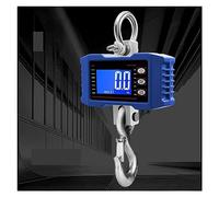 1000Kg/500Kg Digital Crane Scale Hanging Scale Portable Heavy Duty Crane Scale LCD Backlight Industrial Hook Scales Unit Change(500kg Blue)