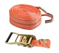1000kg Heavy Duty Ratchet Straps with Hooks, 5cm x 6m Heavy Duty Ratchet Ties DownStraps, Adjustable Tensioning Belts Lashing Straps, for Car Roof Rack/Surfboard Kayak/Vans/Motorcycle/Luggage