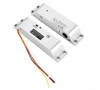 1000KG Magnetic Door Lock 12V DC Electric Drop Bolt Access Control, Aluminum Alloy Construction with Red Green LED Indicator, Compatible with Glass Wooden Metal Security Doors