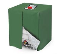 1000L IBC Water Tank Cover, Heavy-Duty Oxford Fabric with Waterproof/Dustproof/UV Protection (116x100x120cm), Adjustable Wind Straps & Zipper Access for 1000L