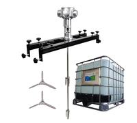1000L Pneumatic Agitator Ton Bung Mount Tank Barrel Drum Mixer, Paint Stirring Machine Bracket Air Agitator Paint Mix Tool(Large 5 Cylinders)