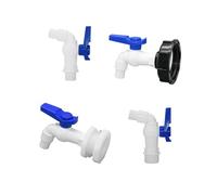 1000L Water Tank Tap with IBC S60X6 Adapter Coarse Thread Faucet Plastic Ideal for Garden Irrigation and Watering Needs 1 Piece (B)
