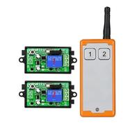 1000M Long Range DC12V 24V 1CH RF Wireless Remote Control Relay Switch Light/lamp/Garage Doors Shutters Projection Screen Stable Signal, Rapid Response(DC24V-2)