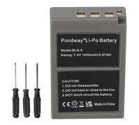 1000mAh 7.4V BLS-5 Battery for Olympus OM-D E-M10/Mark Il/Mark IlI