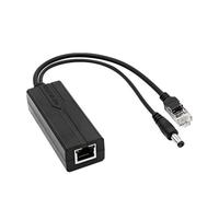 1000Mbps Gigabit POE Splitter IEEE802.3af/at Protocol 48V to 12V 2A POE Injector for Network Cameras Wireless APs
