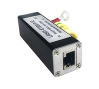1000Mbps Network Thunderstorm Protection Device, Ethernet Surge Protector Outdoor for PoE+ Gigabit 1000Mbs, DC48-57V