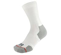 1000mile Run Crew Repreve Single Layer Sock Twin Pack Size: Medium, Colour: White/Grey
