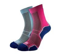 1000 Mile Womens Trek Sock Twin Pack : Navy: M Size: M, Colour: Navy