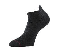 1000mile Ultimate Tactel Trainer Liner Sock Size: Medium, Colour: Black