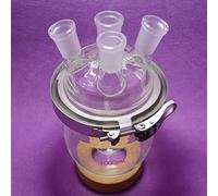 1000ML 4-Neck Reaction Flask with Clamp - G3.3 Borosilicate Glass, 24/40 Joint, Perfect for Laboratory Use(4-Neck 1L)