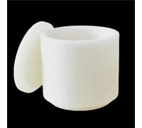 1000ml 50ml 100ml 250ml 500ml Cylindrical Alumina Oxide Ceramic Jars, Al2O3 High-Temperature Ceramic Tank 1pc(500)